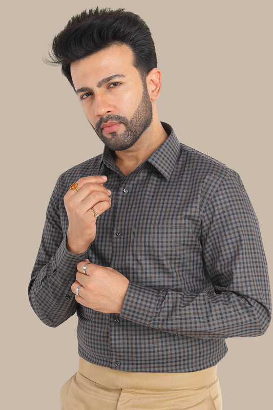 Checks Shirt – Premium Cotton | Smart Casual Style