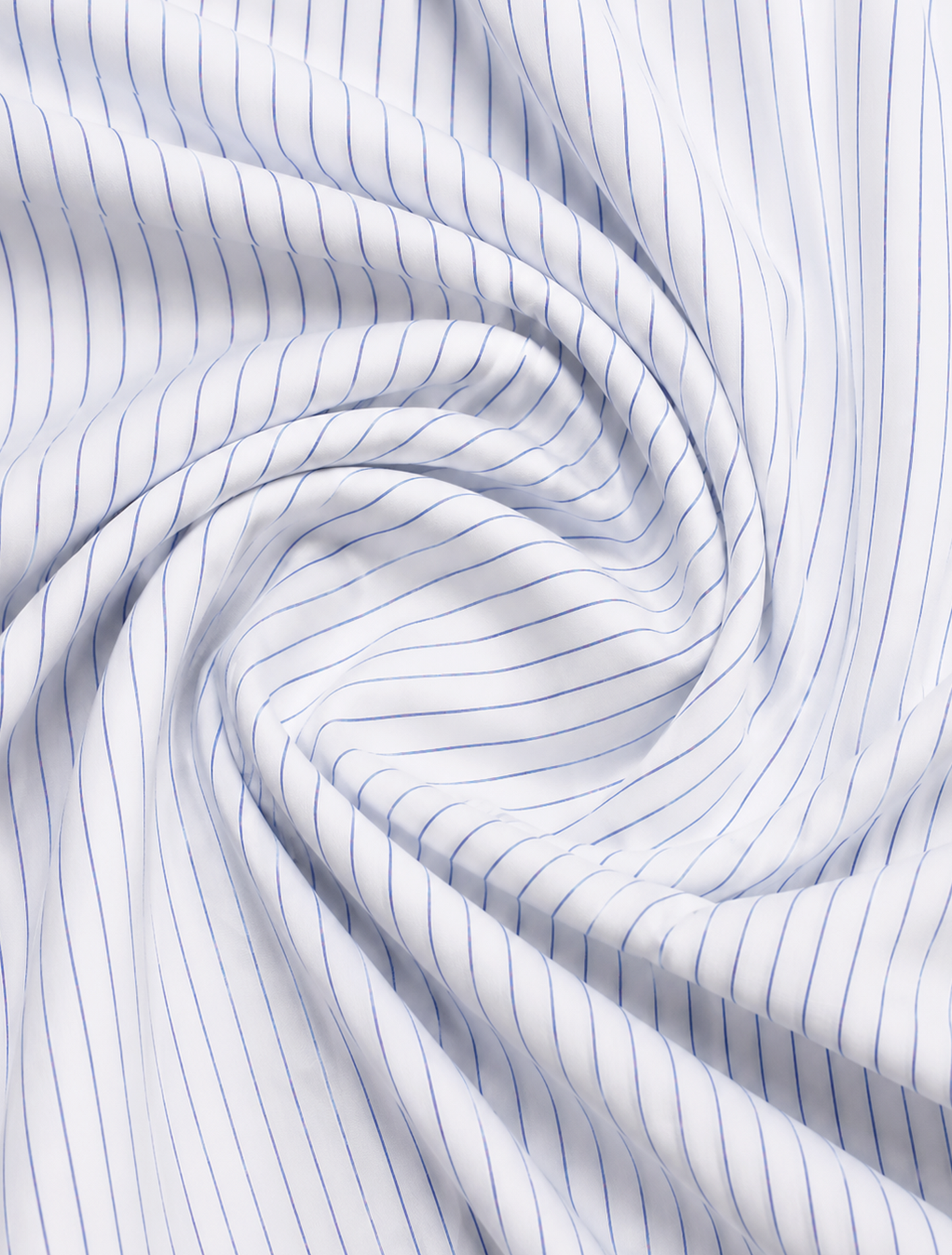 Classic White Pinstripe Business Shirt