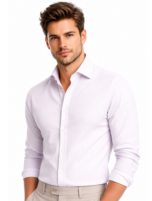 Elite Blush Cotton Formal Shirt