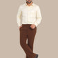 Dobby Plain Yellow Shirt – Premium Cotton | Fresh & Elegant Wear