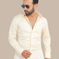 Dobby Plain Yellow Shirt – Premium Cotton | Fresh & Elegant Wear
