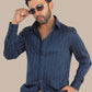 Blue Stripe Shirt – Premium Cotton | Smart & Stylish Wear