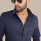 Plain Blue Shirt – Premium Cotton | Smart & Everyday Wear