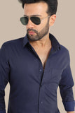 Plain Blue Shirt – Premium Cotton | Smart & Everyday Wear