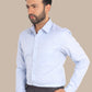 Sky Blue Stripe Design Shirt – Premium Cotton | Smart & Modern Style