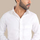 Dovy Classic White Shirt – Premium Cotton | Smart & Everyday Wear