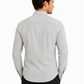 Pearl Grey Micro Herringbone Cotton Shirt