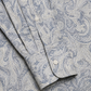 Men's Silver Grey Paisley Print Shirt | Premium Designer Formal Shirt