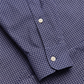 Men's Navy Micro Geometric Print Shirt | Premium Formal Shirt