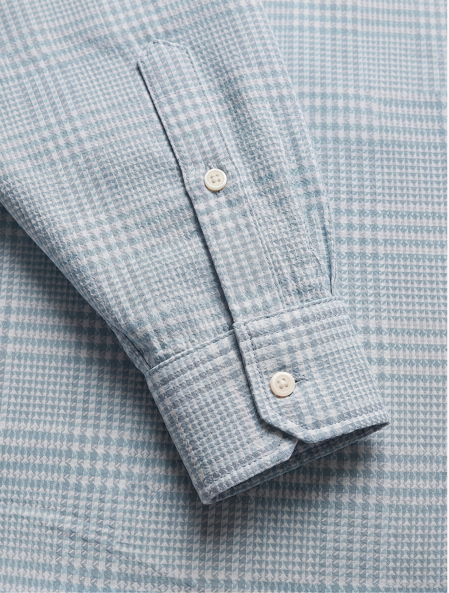Louis Pasteur Premium Sky Blue Checked Cotton Shirt for Men