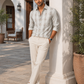 Sage Heritage Windowpane Premium Cotton Shirt