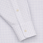Premium White & Blue Micro Check Cotton Formal Shirt