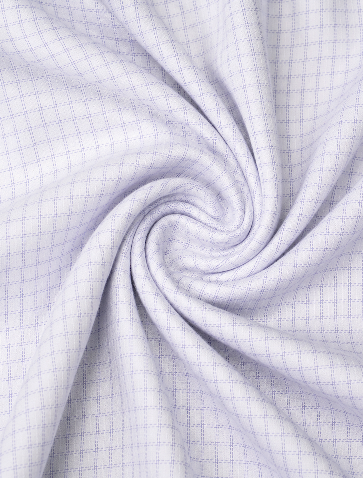 Premium White & Blue Micro Check Cotton Formal Shirt