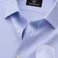 Imperial Blue Textured Business Shirt