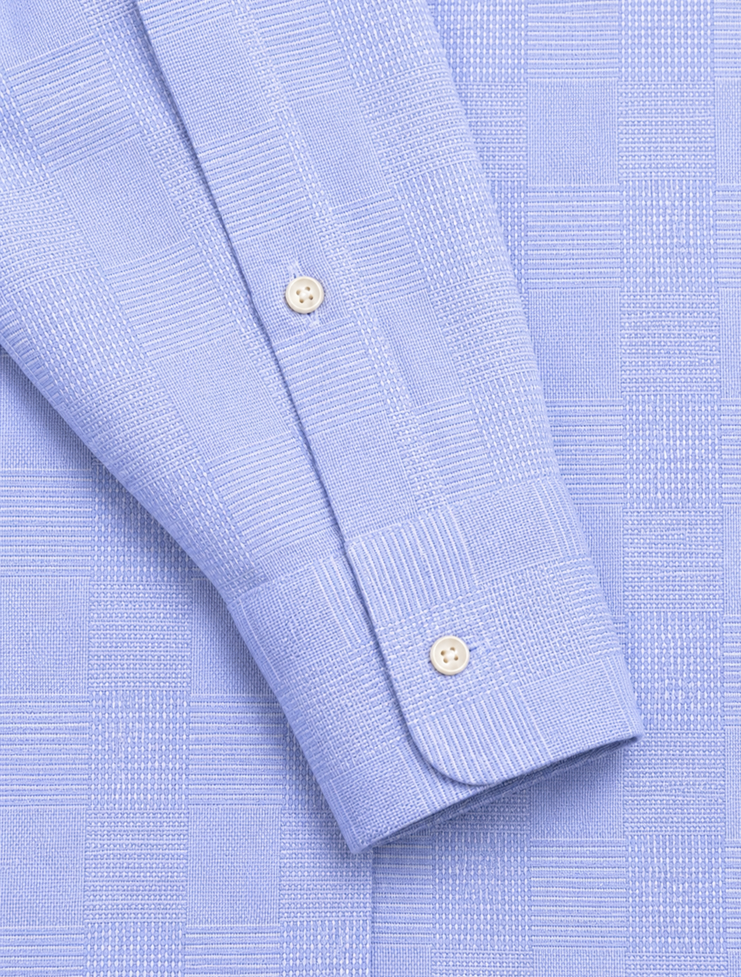 Imperial Blue Textured Business Shirt