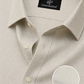 Premium Cotton Beige Micro Check Shirt
