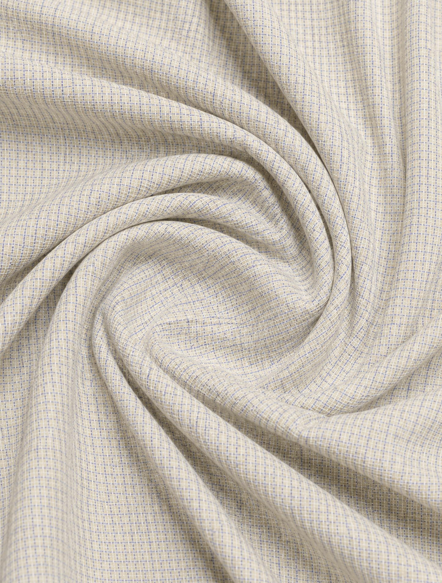 Premium Cotton Beige Micro Check Shirt