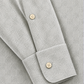 Pearl Grey Micro Herringbone Cotton Shirt