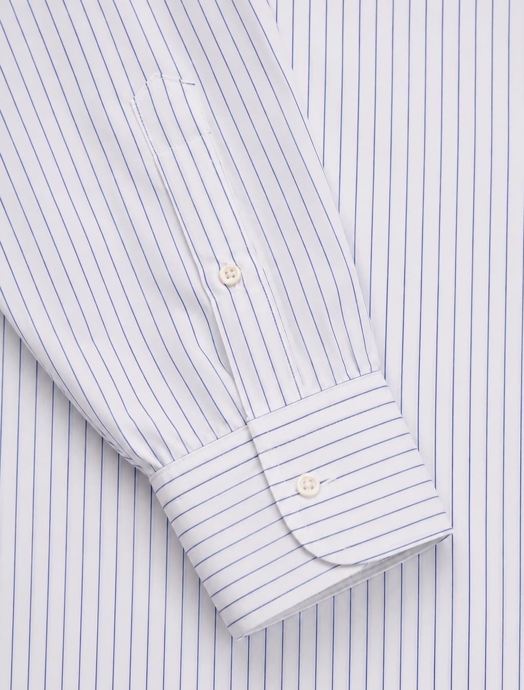 White and Blue Stribe - Smart Stylish